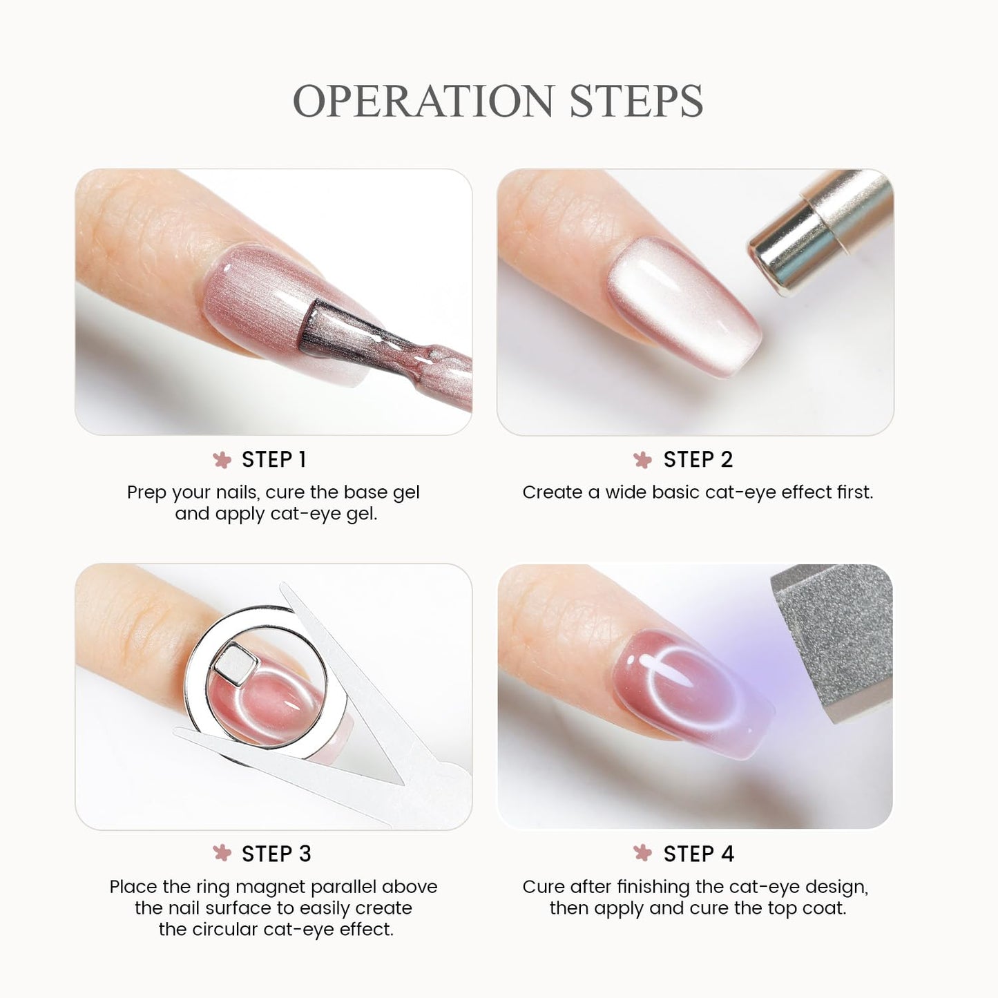 Cat Eye Magnet Ring - Strong Hollow Circle Tool for Black Hole & Halo Effects | Precision Magnet for Gel Polish DIY