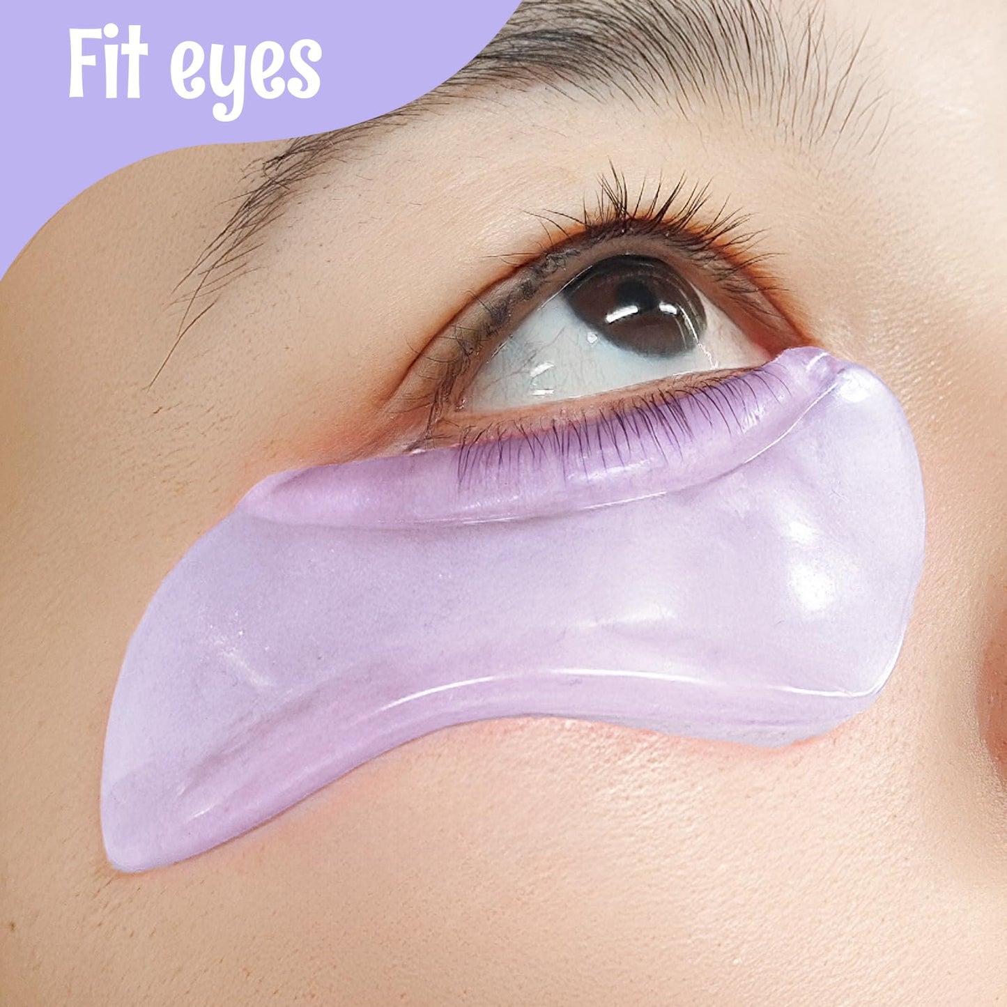 Libeauty Self-Adhesive Lash Lift Shields, 6 Pcs Lower Eyelash Lift Pads for Lifting and Curling, Silicone Lash Rods for Upper Eyelash Perm and Color, Reusable for Salon & DIY Use