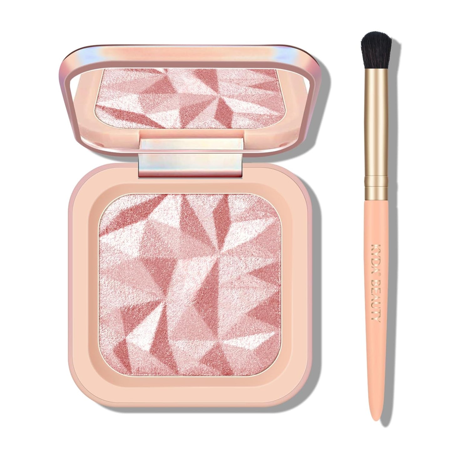 Luminous Face Highlighter Palette - Radiant Glow with Pearl Shimmer | Smooth Baked Powder for Natural Finish
