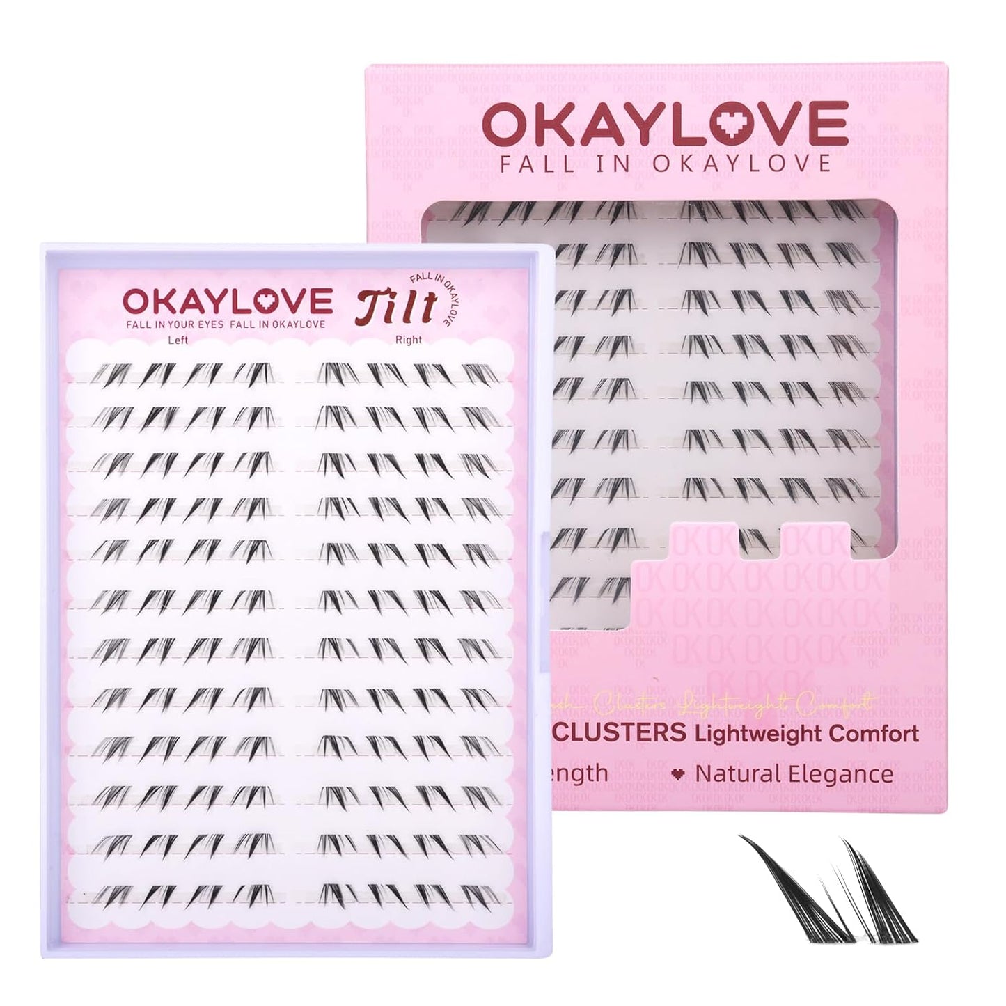 Manga Lash Clusters - Spiked DIY Eyelash Extensions | 140pcs CC Curl, 8-18mm Length