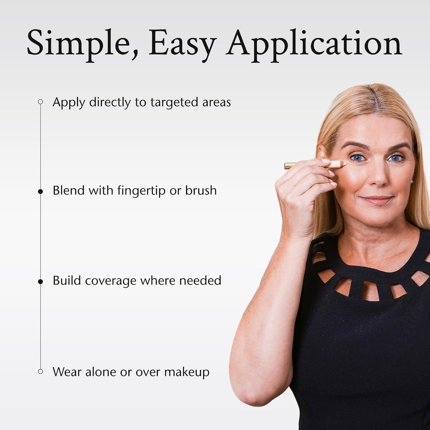Renoir Concealer Pencil - Precision Coverage for Dark Circles & Blemishes | Brightening, Crease-Resistant Formula
