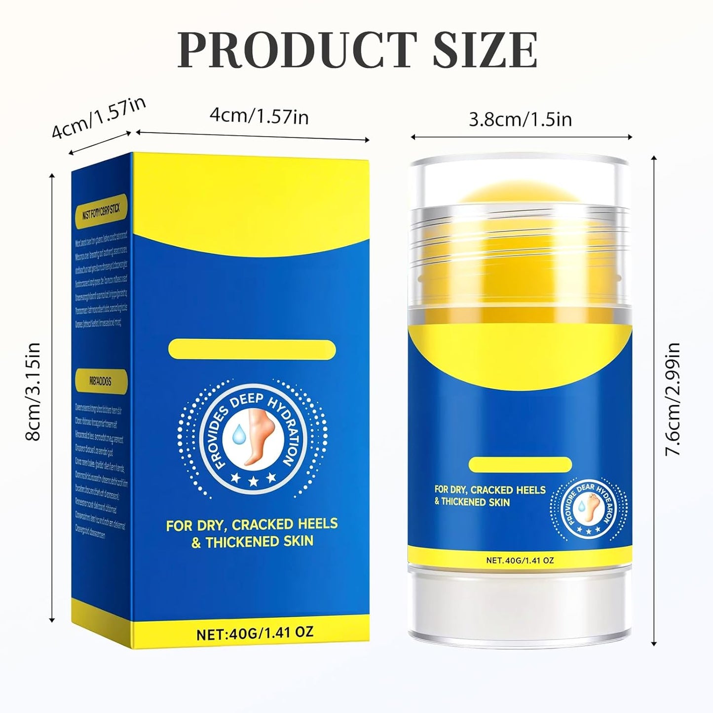 Hydrating Foot Cream - Moisturizing & Anti-Cracking Formula for Dry, Cracked Feet | 2026 Upgrade