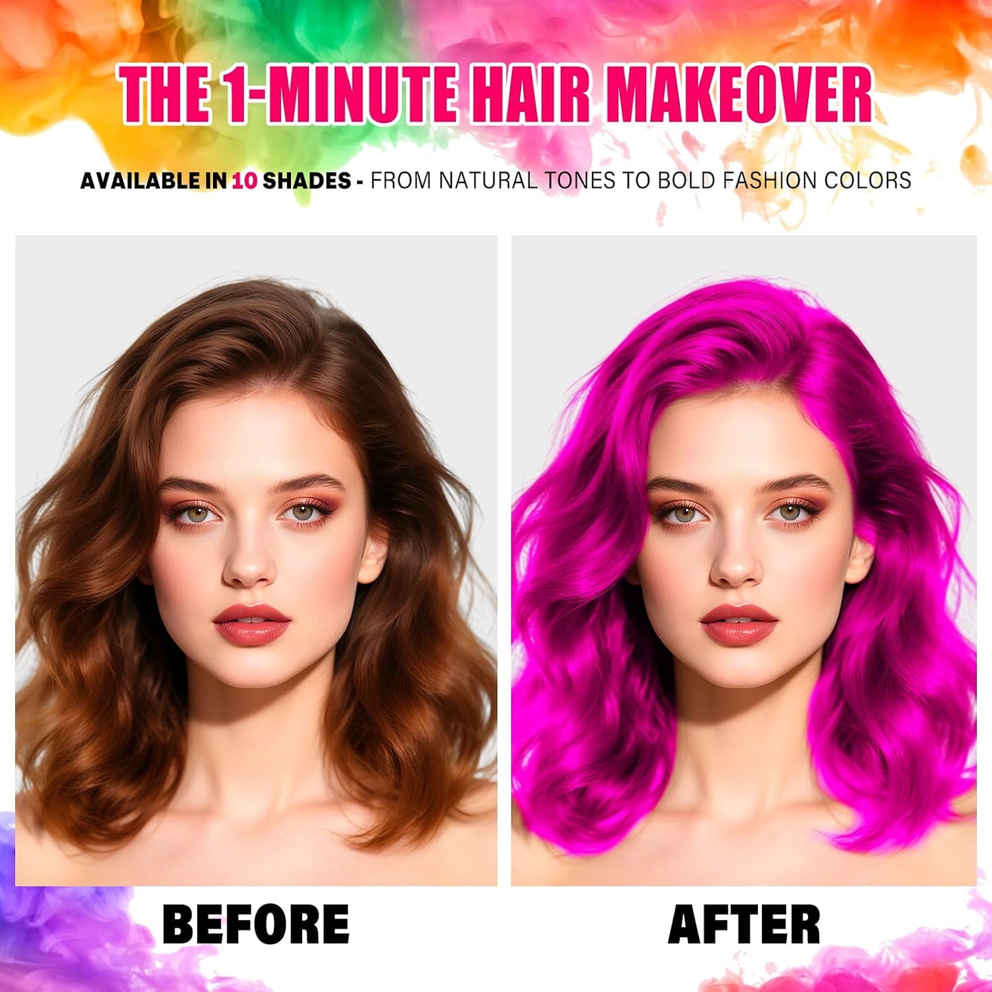 Pink Temporary Hair Color Spray - Washable Hair Dye for Kids & Adults | 4.06oz for Parties & Cosplay