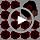 Dizila 12 Pack Red Rose Flower Hair Clips and Brooch Pins for Weddings