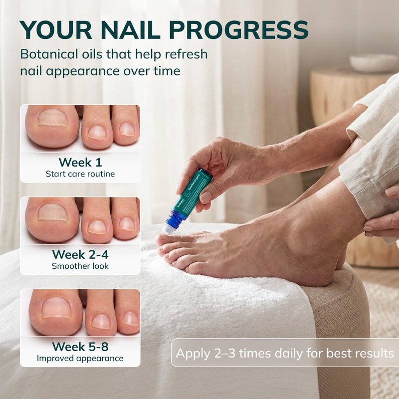Swissklip KlearNail Toenail Stick | Medi-Care Treatment | Natural Solution for Healthy Nails I Suitable For Foot, Toe, and Fingernail I For Brittle Toenails – 10ml / 0.3 Fl. Oz. Pack 1 - Made in USA