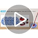 O-Cedar Spin Mop Replacement Heads Set with Scrub Brush - 3 Pack