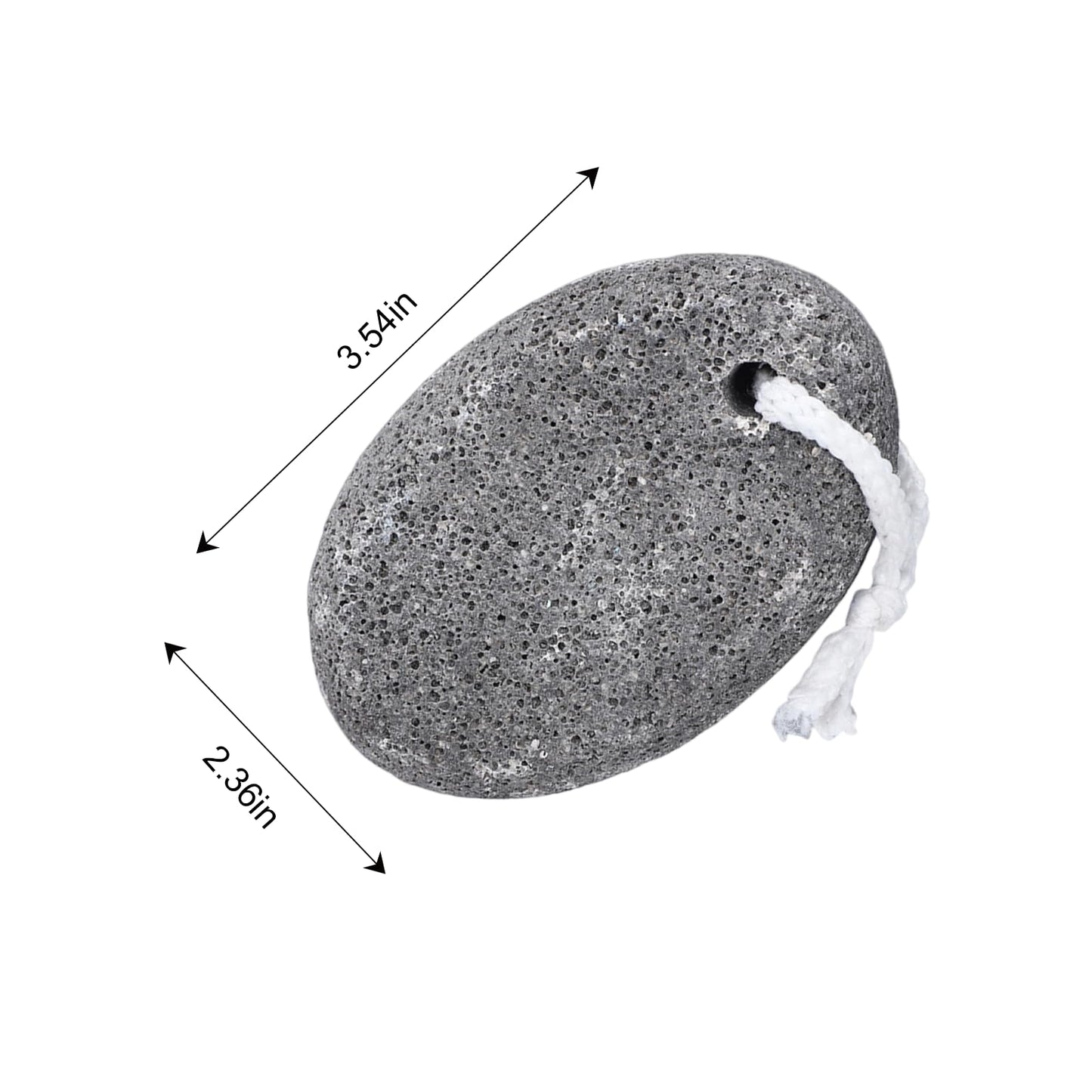 Pumice Stone Foot Exfoliator Callus Remover Pedicure Tool for Women Men Wife Husband Shower or Bath Foot Care 1 Pcs(Grey)