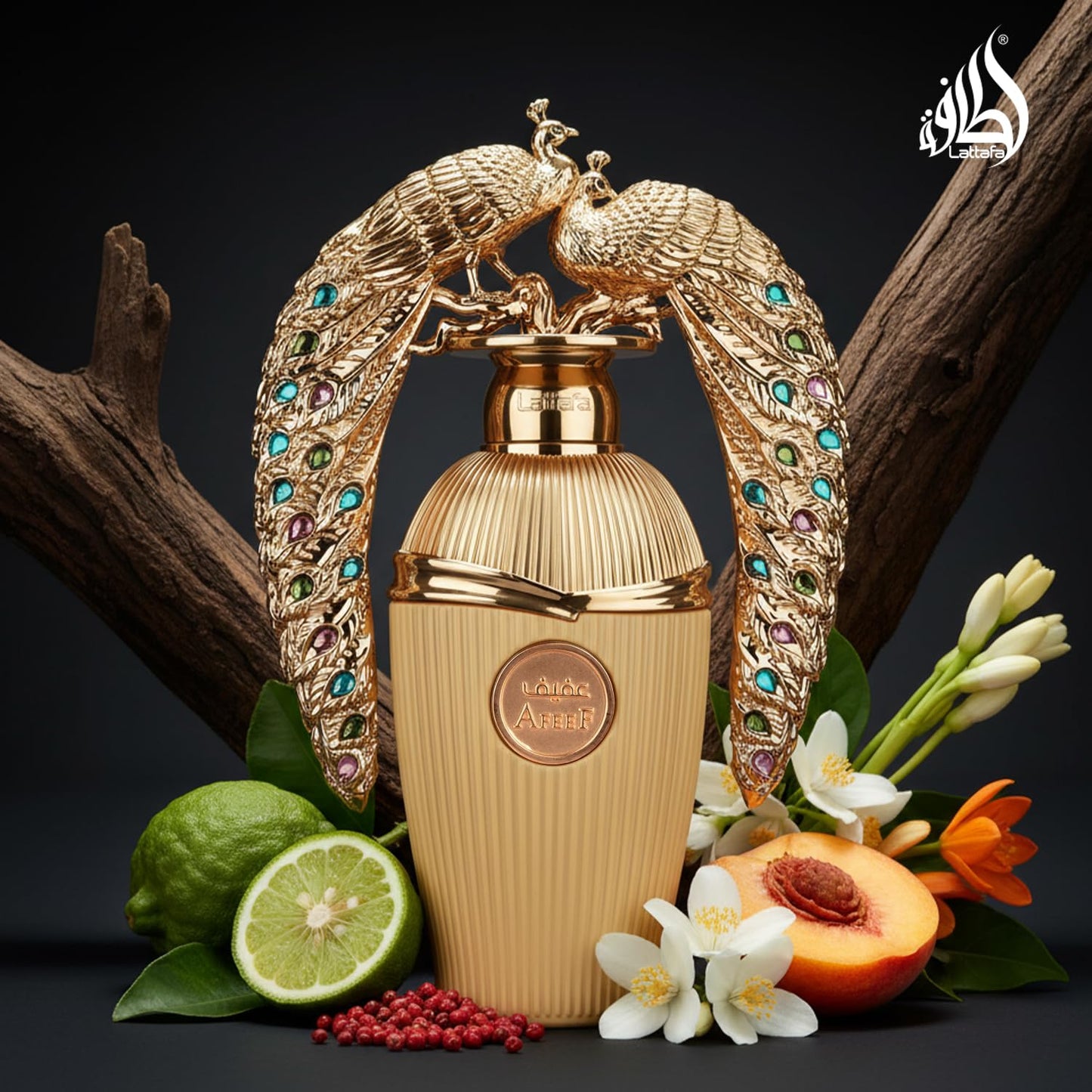Lattafa Afeef Unisex Eau de Parfum Spray - 3.4 Ounce | Long-Lasting Fragrance