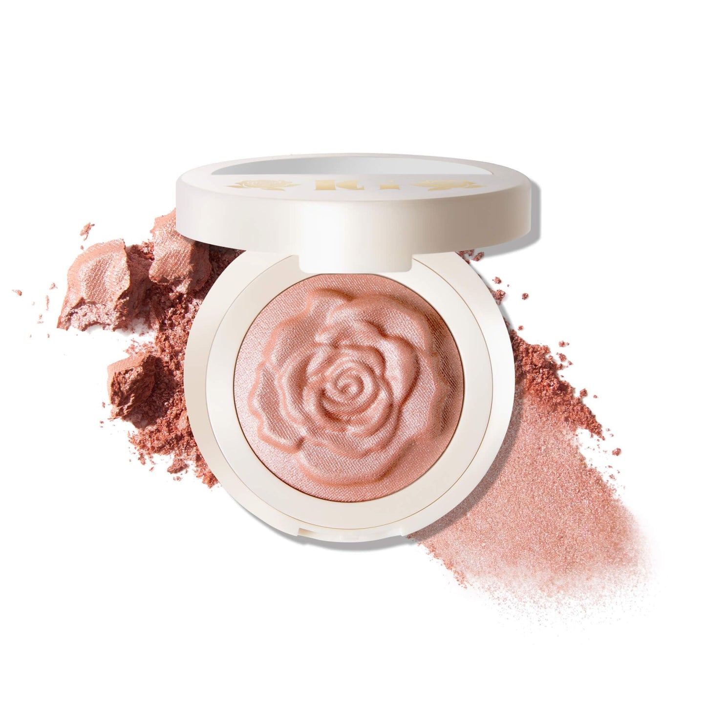 LAURA GELLER NEW YORK Baked Blush-n-Brighten for Mature Skin - 00 In Bloom - Powder Blush Won't Settle into Fine Lines - Buildable Natural Finish – Longlasting Formula - Made in Italy