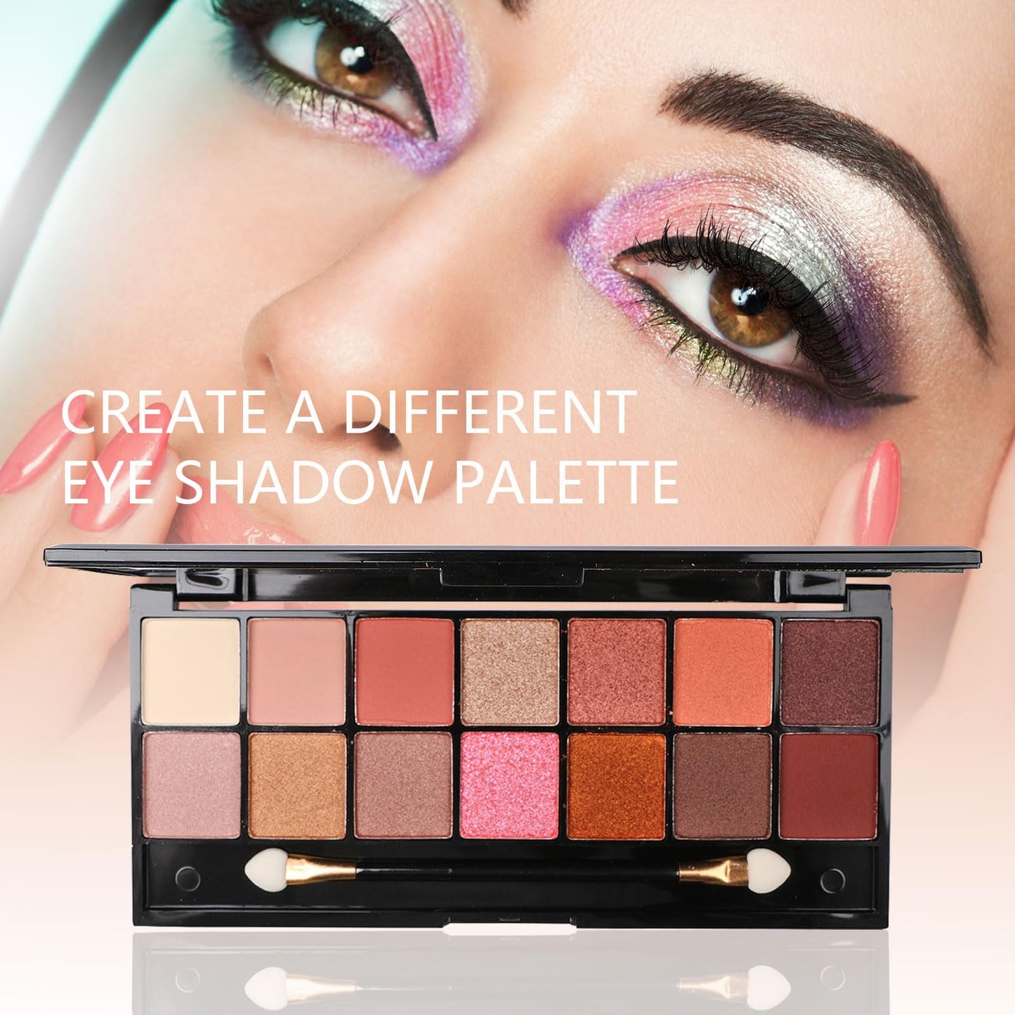 All-In-One Makeup Set for Girls | Rainbow Cosmetic Storage Case - Perfect Gift for Women