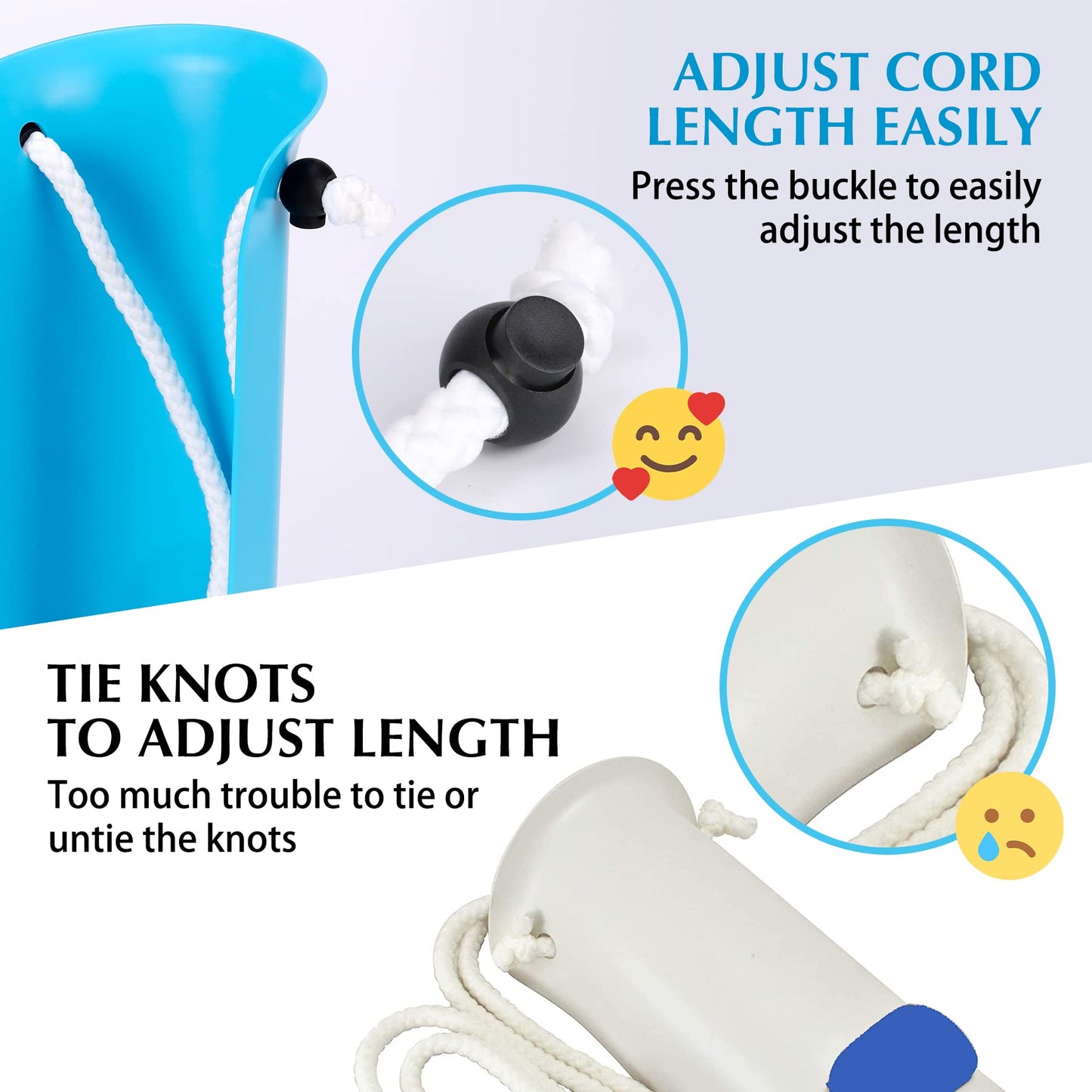 CAidRE Sock Aid - Wide 3.93" Sock Aid with Foam Handles, Sock Aide Device for Elderly, Sock Helper Easy On Easy Off for Regular Socks, Blue