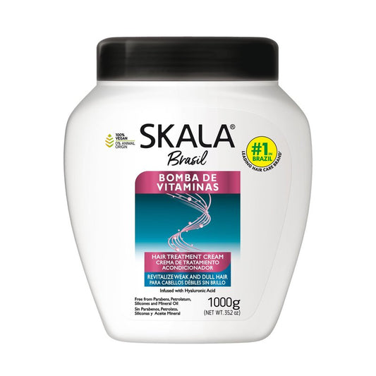 Skala Expert Bomba de Vitaminas, SOS Fortalecimento dos Fios, Brazilian Hair Vitamin Treatment 35.2Oz