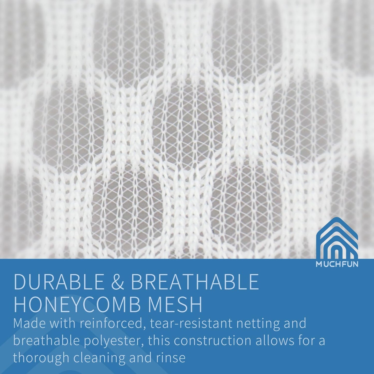 Durable Honeycomb Mesh Laundry Bags - 3 Pcs for Delicates | 12 x 16 Inches