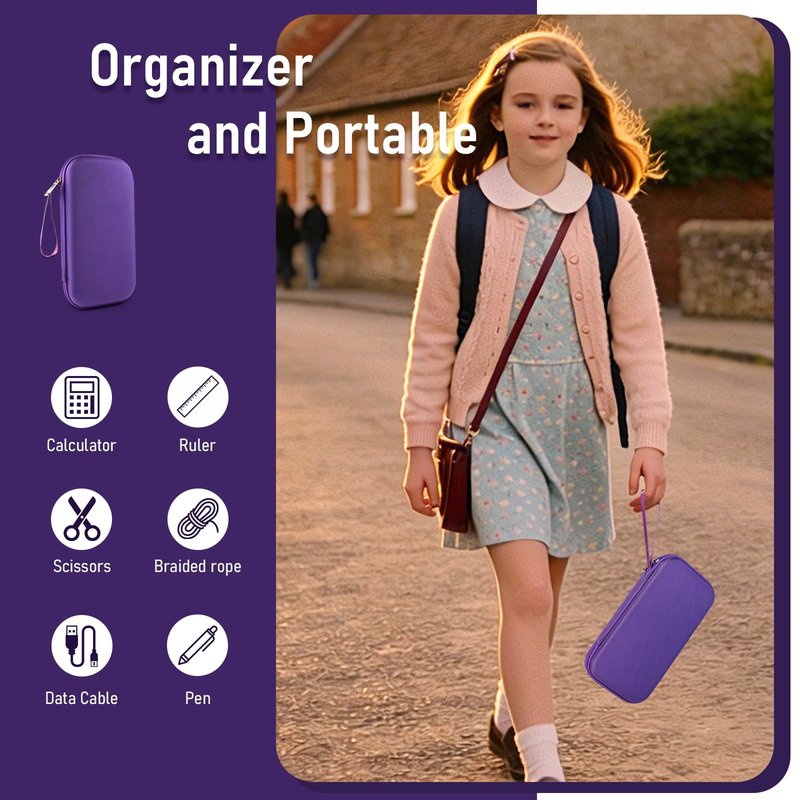 ZORETCO Hard Case Compatible with Texas Instruments TI-84 Plus CE/TI-84 Plus (Case Only)