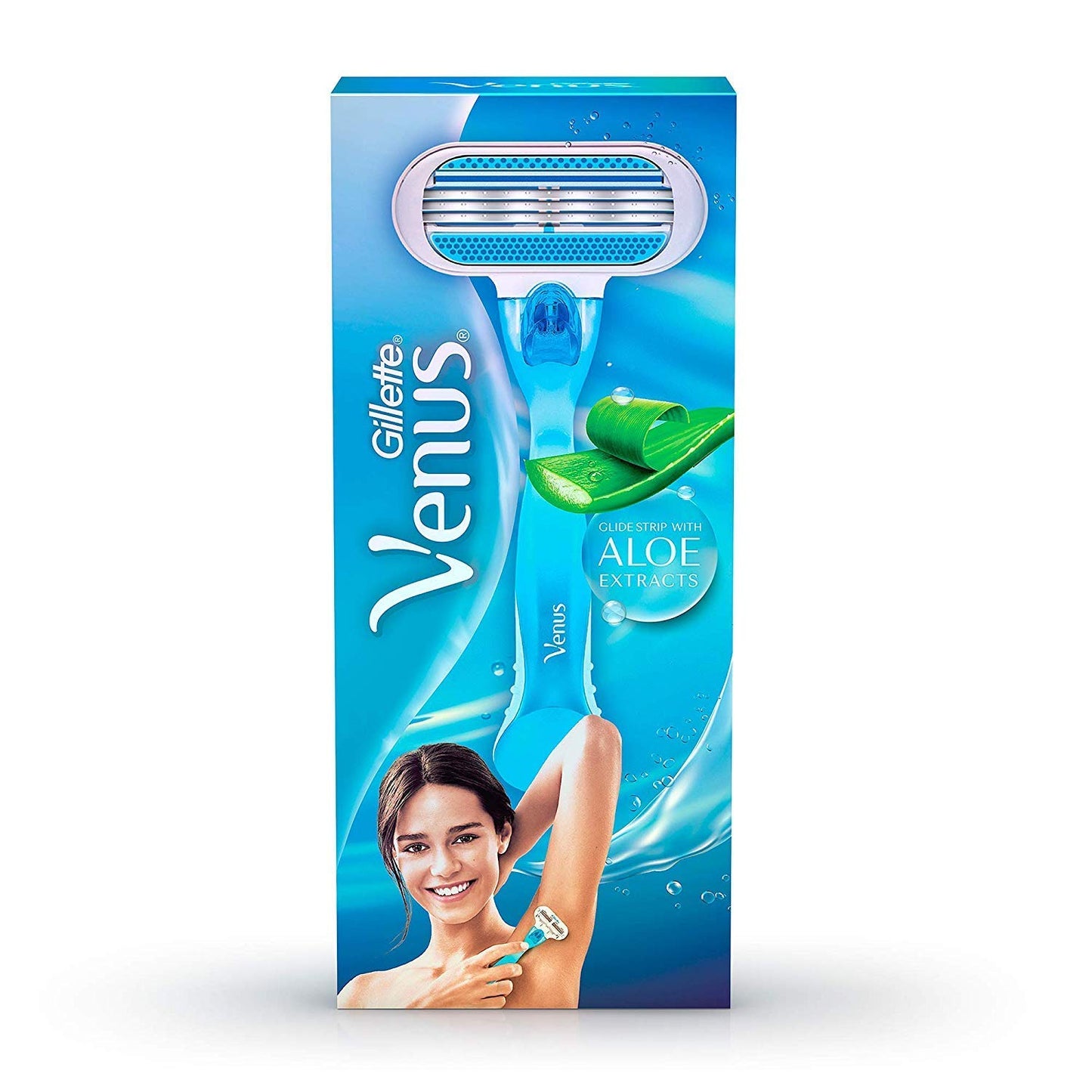 Gillette Venus Women's Razor with 2 Razor Blade Refills, Womens Razors / Blades