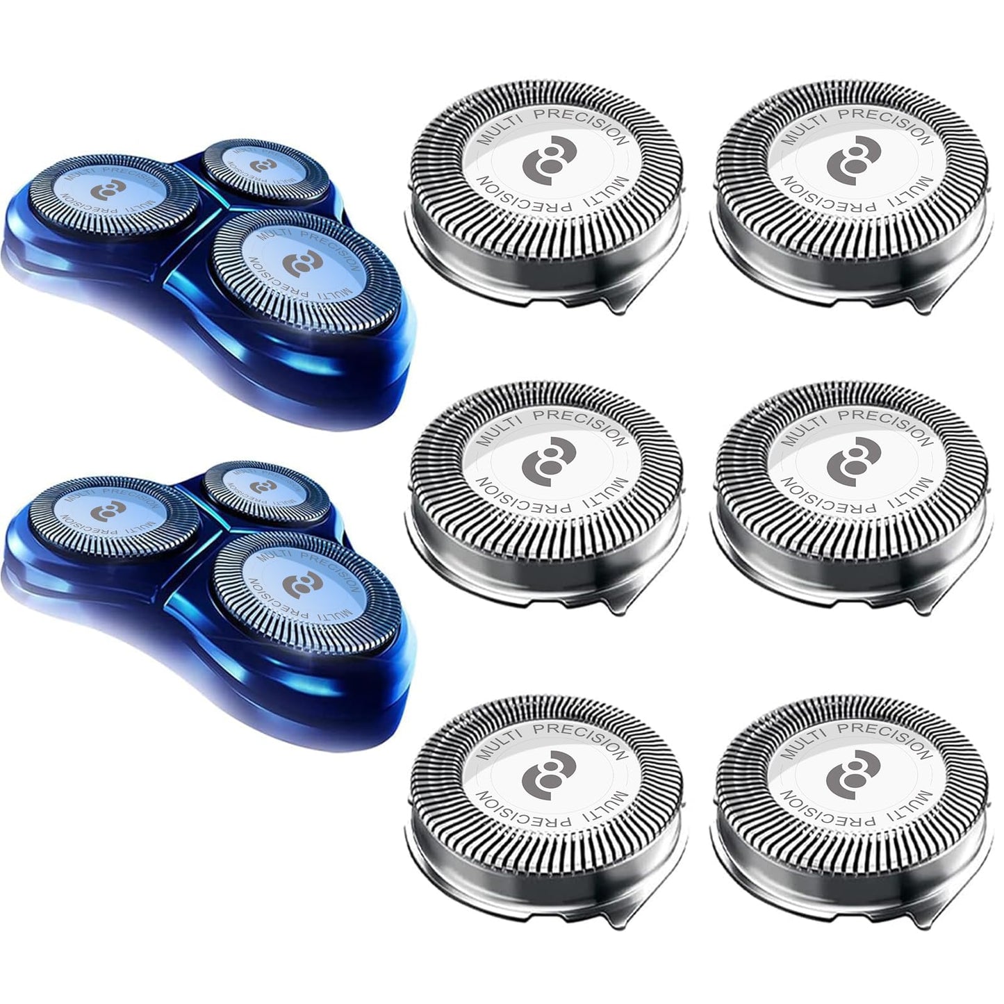 HQ8 Replacement Heads for Aquatec Shavers,7310xl hq8 replacement blades, New Upgraded