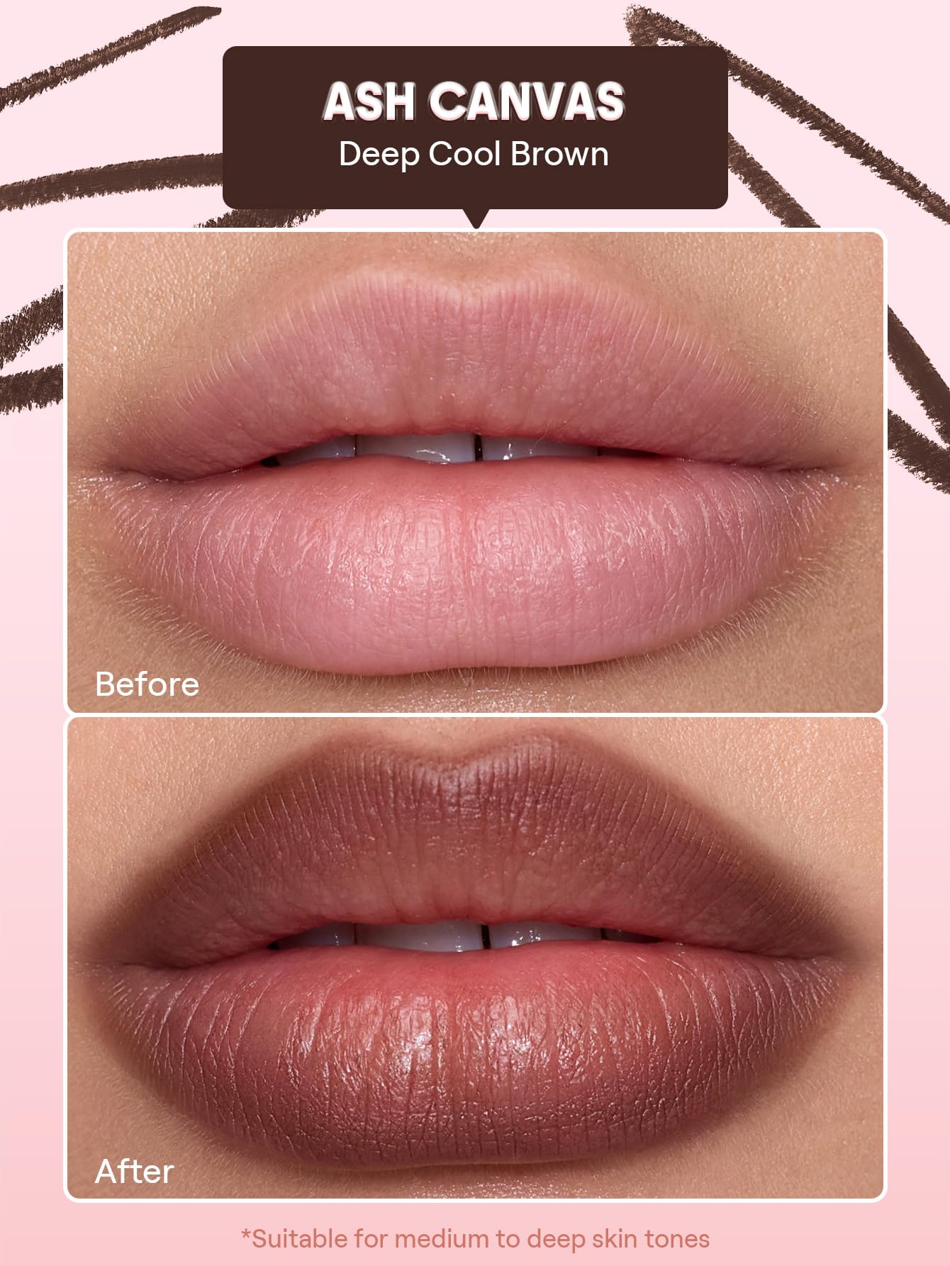 SHEGLAM Cloudline Blur Lip Liner Long Lasting,Vegan & Cruelty-Free Lip Stain-Petal Flush