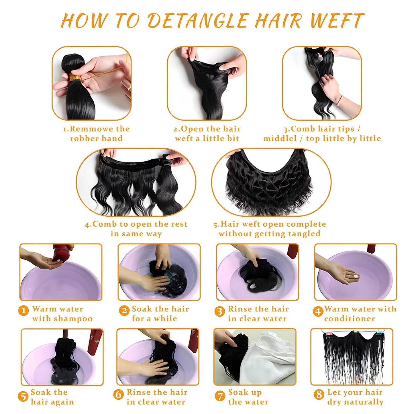 14A Brazilian Body Wave Bundles - 100% Real Virgin Human Hair Extensions | Natural Color, 22, 24, 26 Inch
