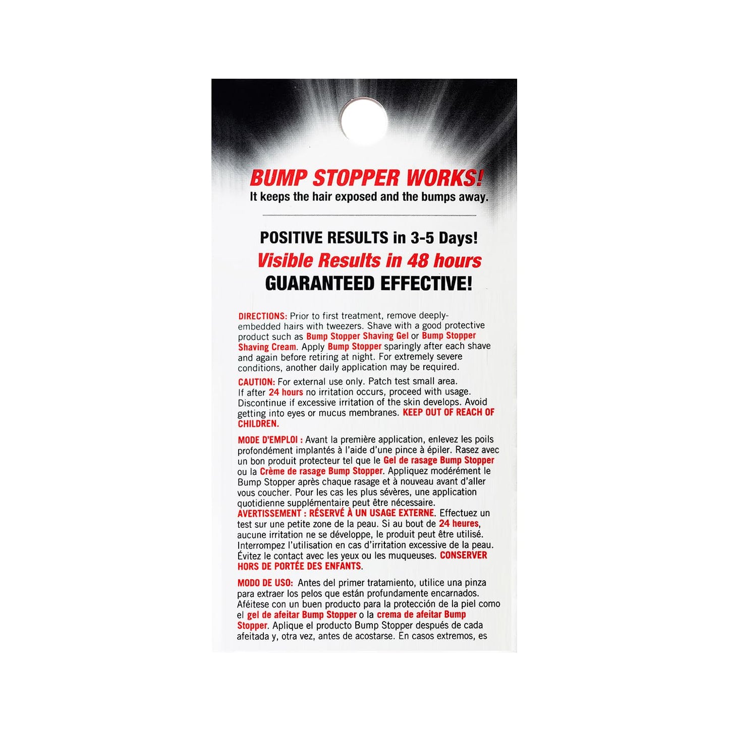 High Time Bump Stopper Sensitive | Ingrown Hair Treatment After Shave Cream | Razor Bump Treatment | Sensitive Skin Formula | Post Shave Care | 0.5 oz