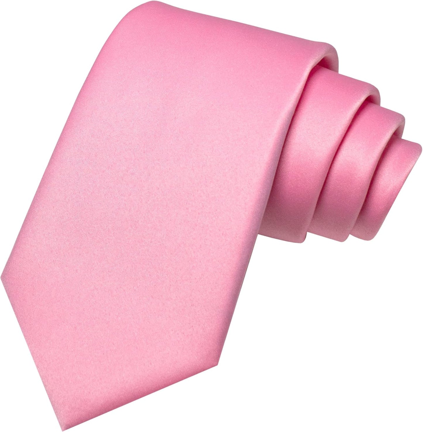 Solid Color Tie for Men - Business & Wedding Necktie | Elegant Design