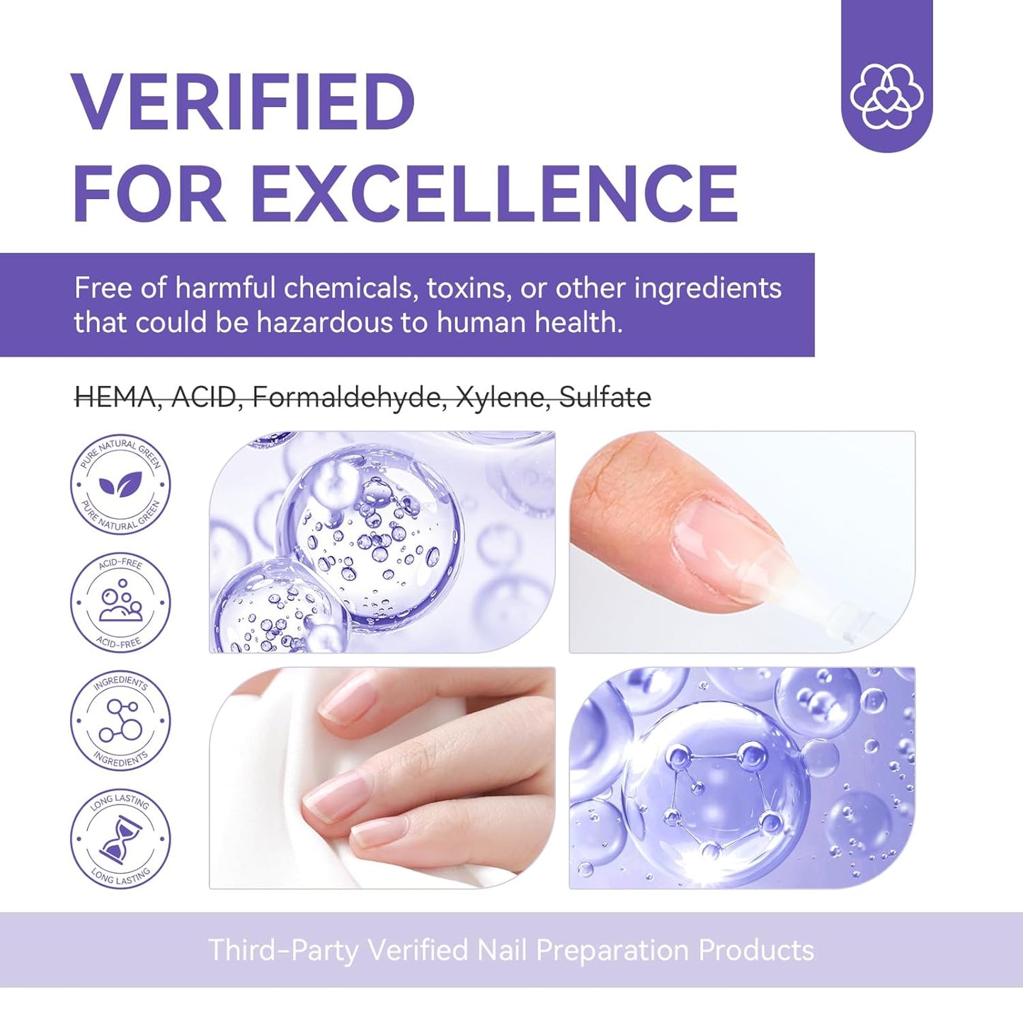 SAVILAND Nail Dehydrator & Primer - Acid-Free Natural Formula for Superior Bonding | Acrylic Nail Kit