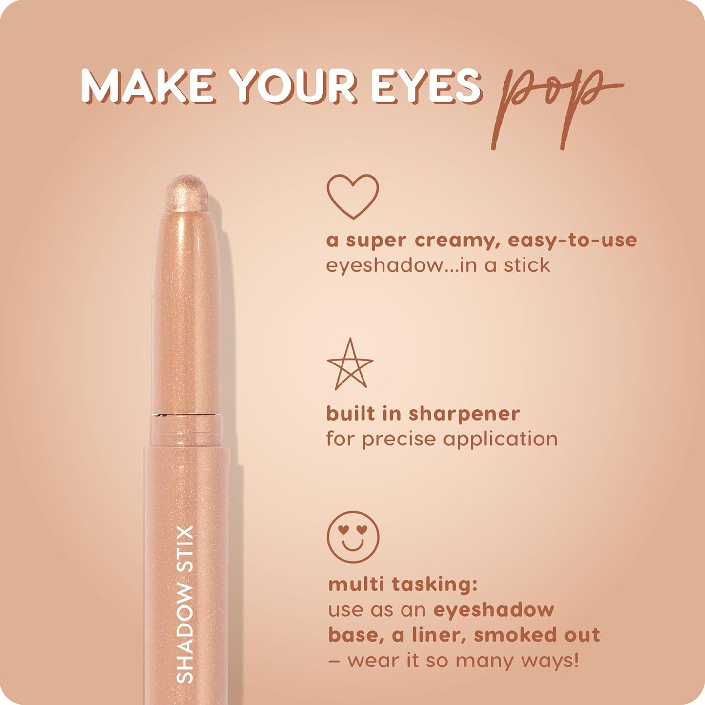ColourPop Cream Eyeshadow Stick Bundle - Long-Lasting Color | Socialite & Honey BB (Pack of 2, 0.05 oz Each)