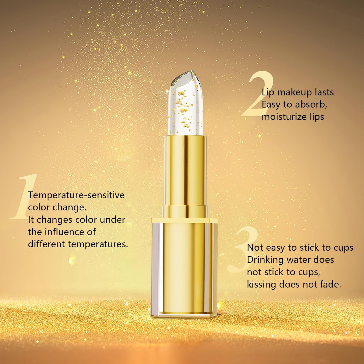 True Tone pH Adjusting Lipstick Set - Color-Changing Transferproof Lip Gloss | Long-Lasting Moisturizing Formula