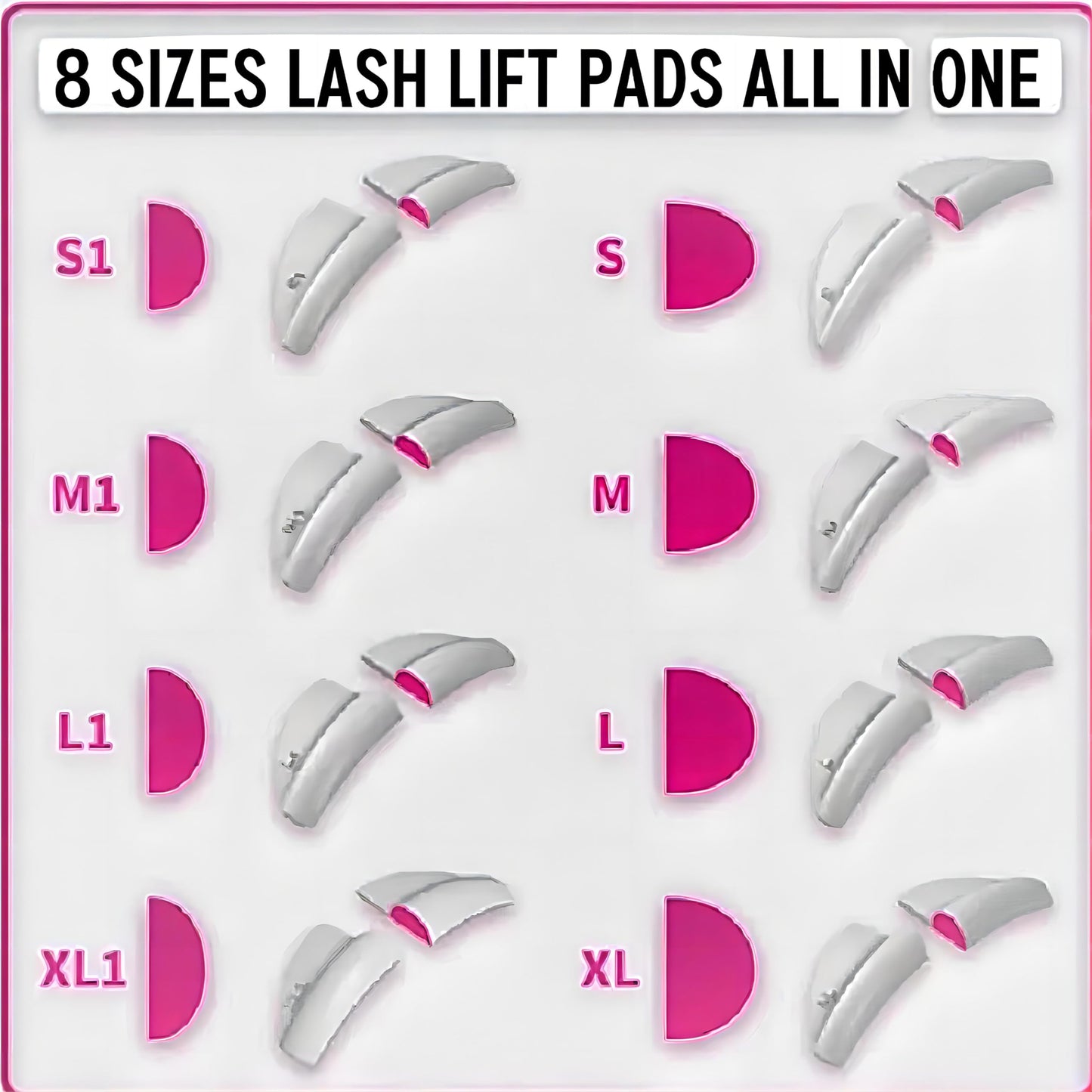 Lash Lift Silicone Pads Eyelash lifting shields Glue free On Eyelid Eyelash Perm Rod Flat Lifting Ultra Curl 2 Style For Daily Makeup Party Dating With Y brush Ribbon Cover Eye Patch Jelly Lami Roller