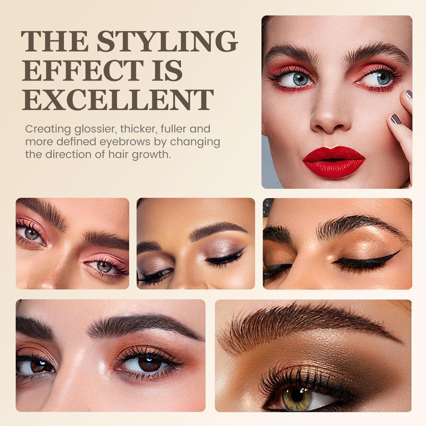 SUNSENT Brow Lamination Kit with Brow Lift & Styling Tools, Easy DIY Eyebrow Perm Kit for Fluffy, Fuller, Laminated Brows, Professional At-Home Brow Lift Kit, Salon Results, Long Lasting