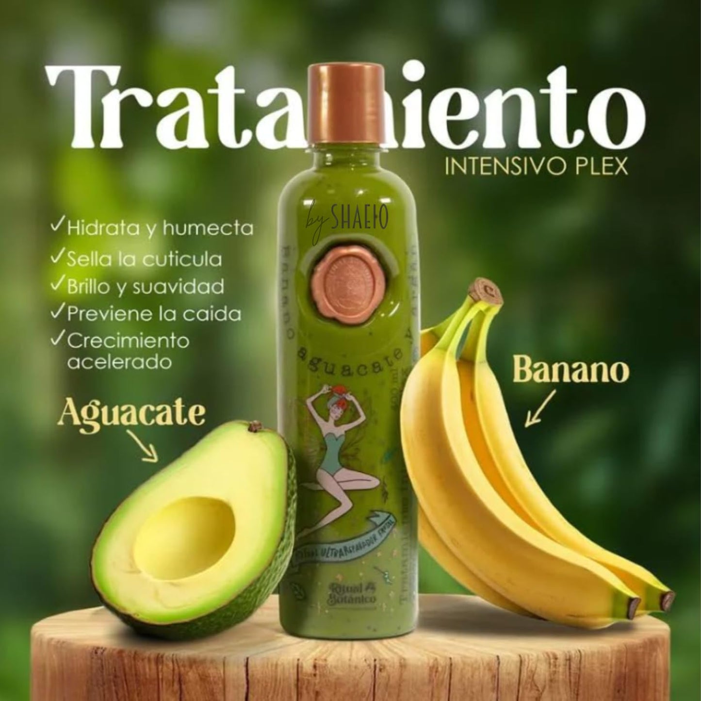 RITUAL BOTANICO KIT 5 Crecimiento Acelerado y Ultra Reparador: Shampoo de Cebolla, Mascarilla para el Cabello, Acondicionador Intensivo PLEX, DUO Heat Protection Spay for Hair (+ Obsequio TRENDY)