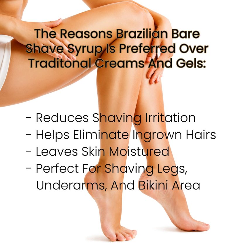 Brazilian Bare Shave Syrup, 4 Fluid Ounce