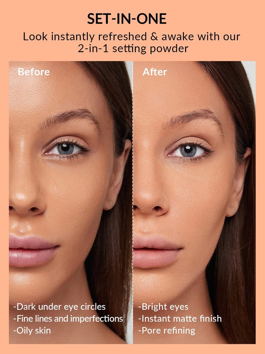 Insta-Ready Loose Under Eye Setting Powder - Toasted Almond | Flawless Finish & Long-Lasting Wear