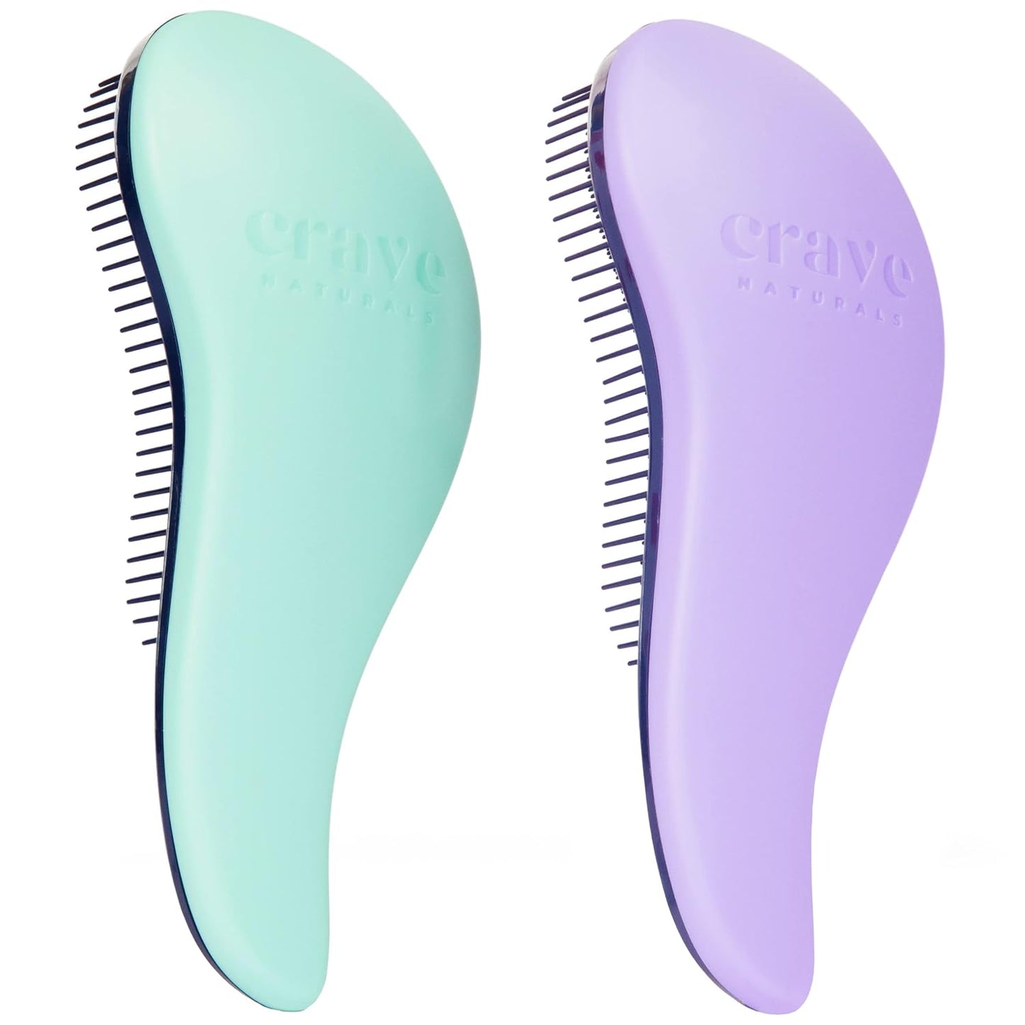 Glide Thru Detangling Hairbrush - Effortlessly Untangles Wet, Dry & Damaged Hair | Gentle Styling Tool for All Ages - 7.5 x 3 in, Turquoise
