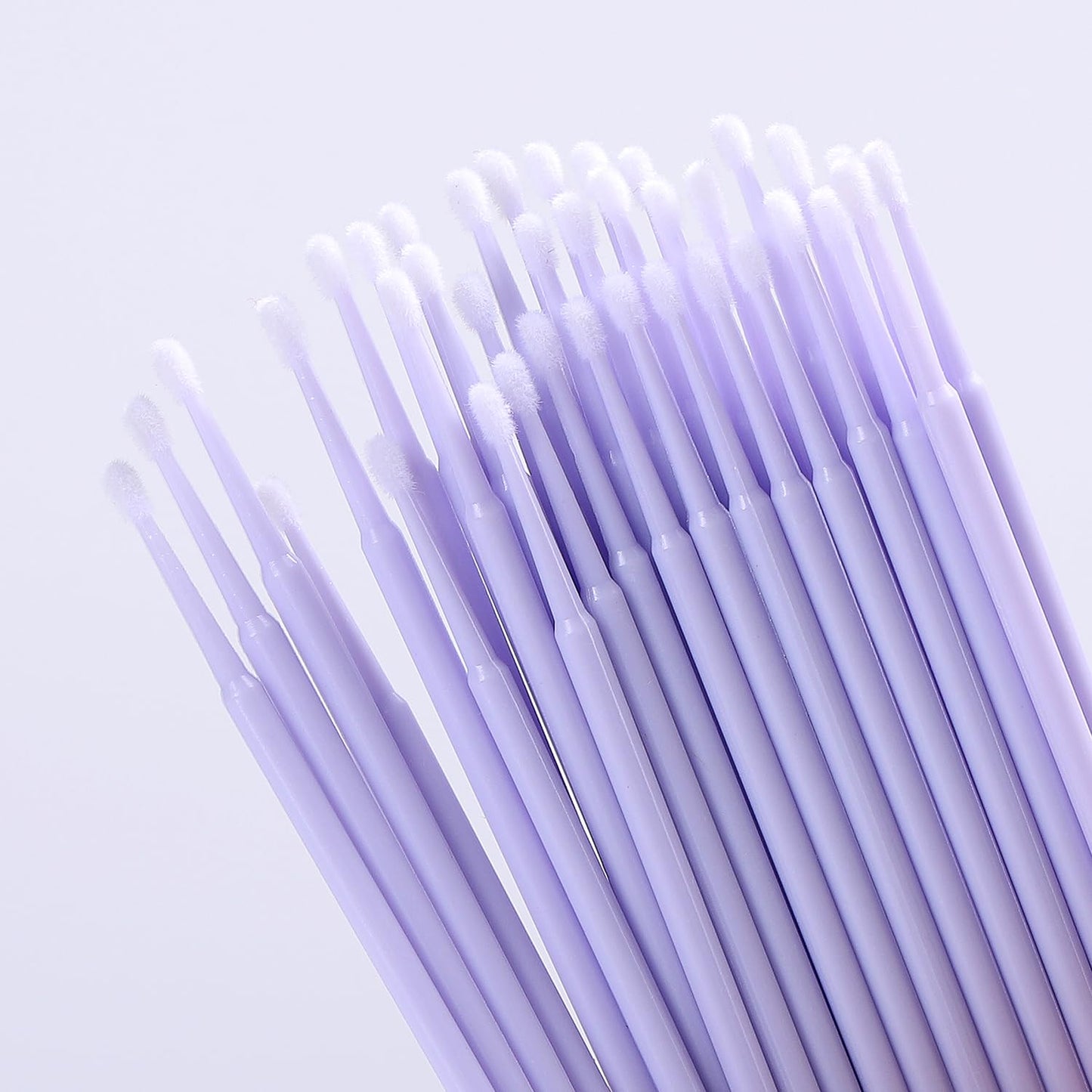 Disposable Micro Applicators - 300pcs Eyelash Extensions Microfiber Wands | Pink with Container, 2.0mm