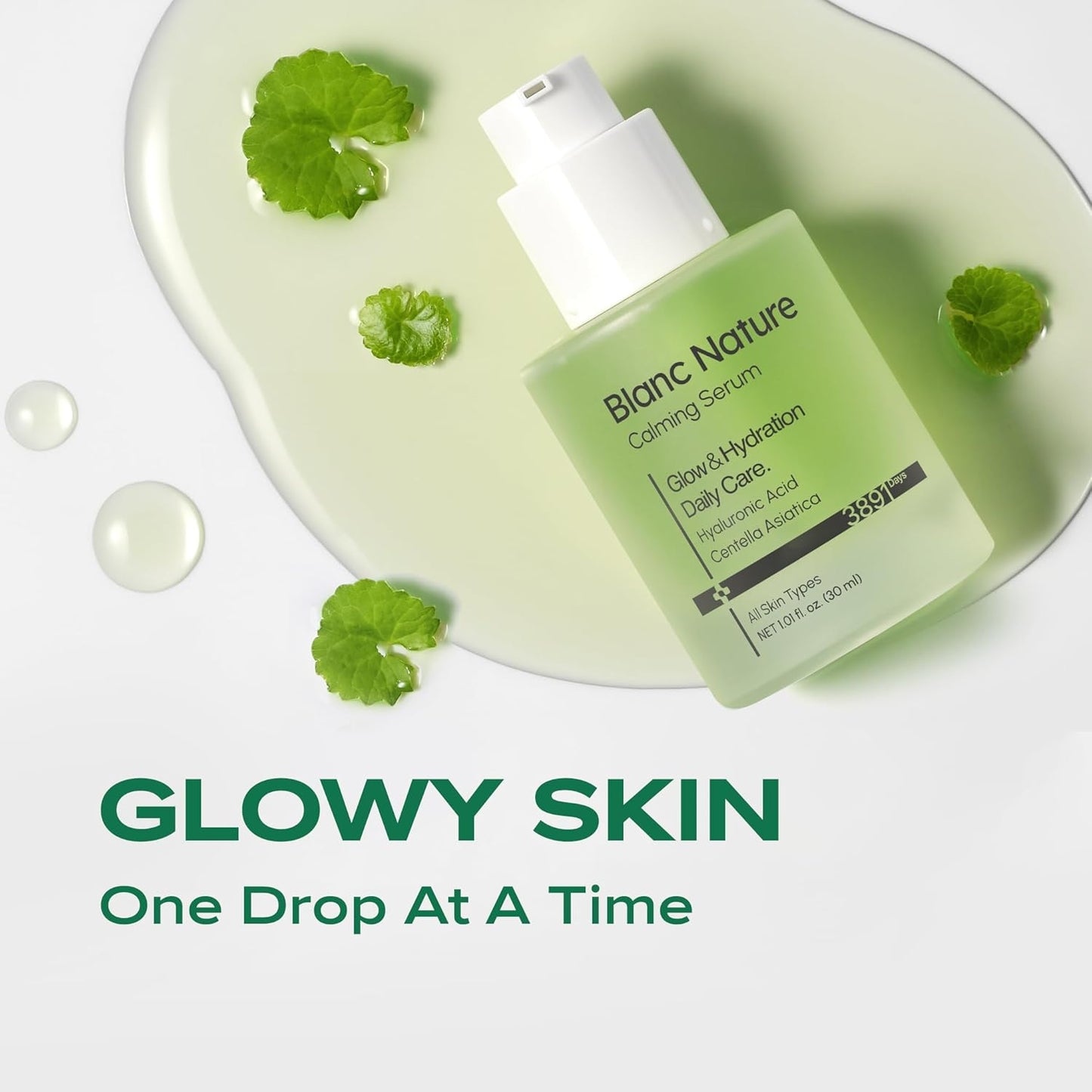 Calming Serum - Soothing Hydrating Serum with Hyaluronic Acid & Centella Asiatica | 1.01 fl oz (30 ml)