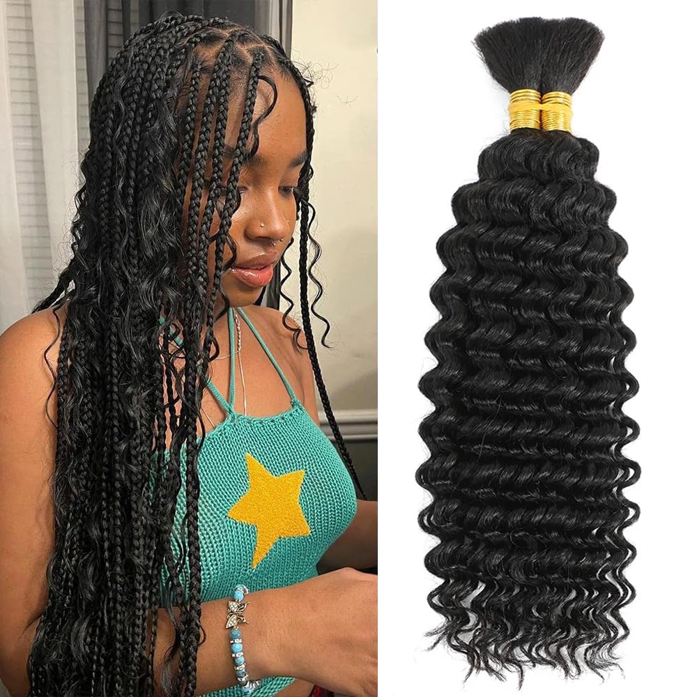 Dreadlock Extensions - 100% Human Hair, Handmade Permanent Locs | 30 Strands, 4 Inch, Can Be Dyed & Curled