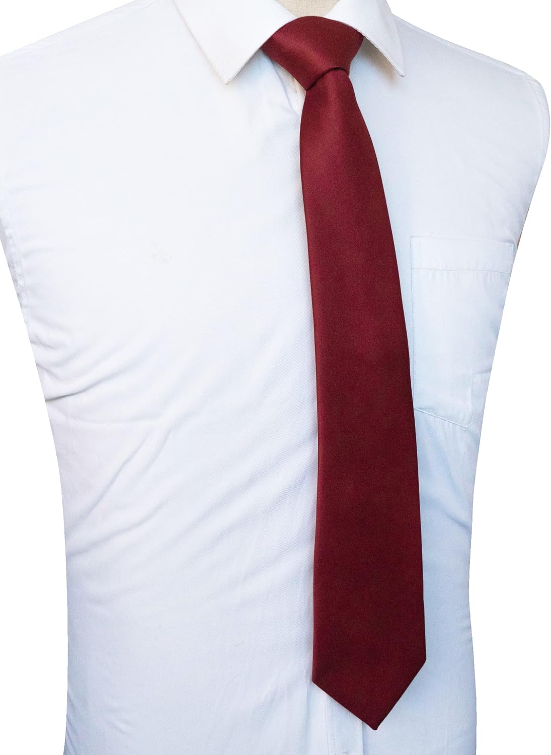 Solid Color Tie for Men - Business & Wedding Necktie | Elegant Design
