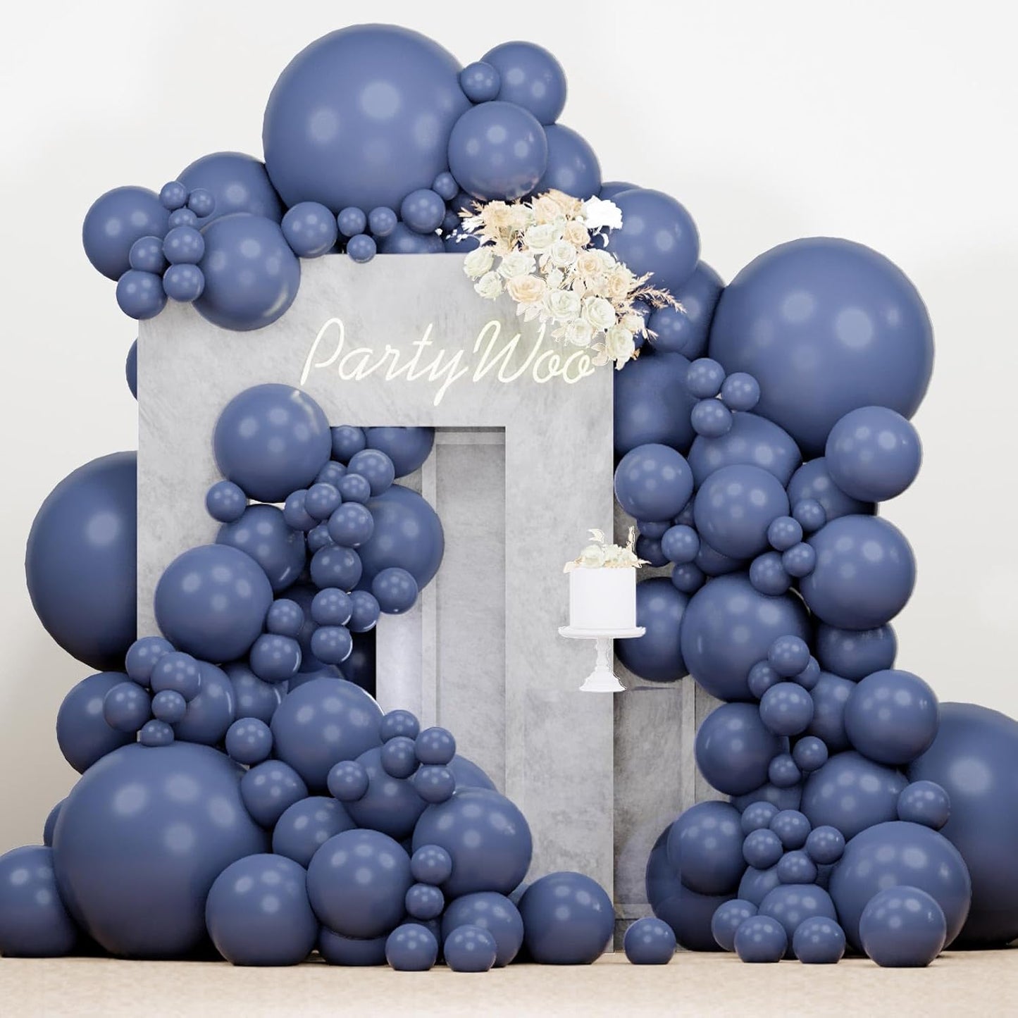 Black Balloon Arch Kit - 140 Pcs in 5-18 Inch Sizes for Baby Showers, Birthdays & Anniversaries | Elegant Black Decor