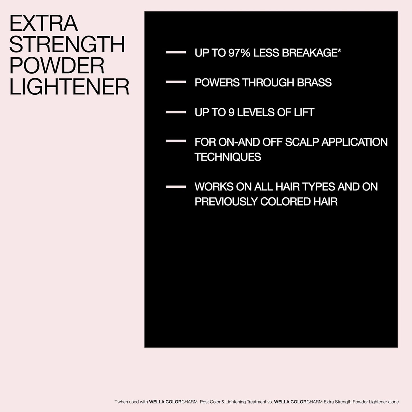 COLORCHARM Extra Strength Powder Lightener - Achieve Up to 9 Levels of Lift for Vibrant Hair