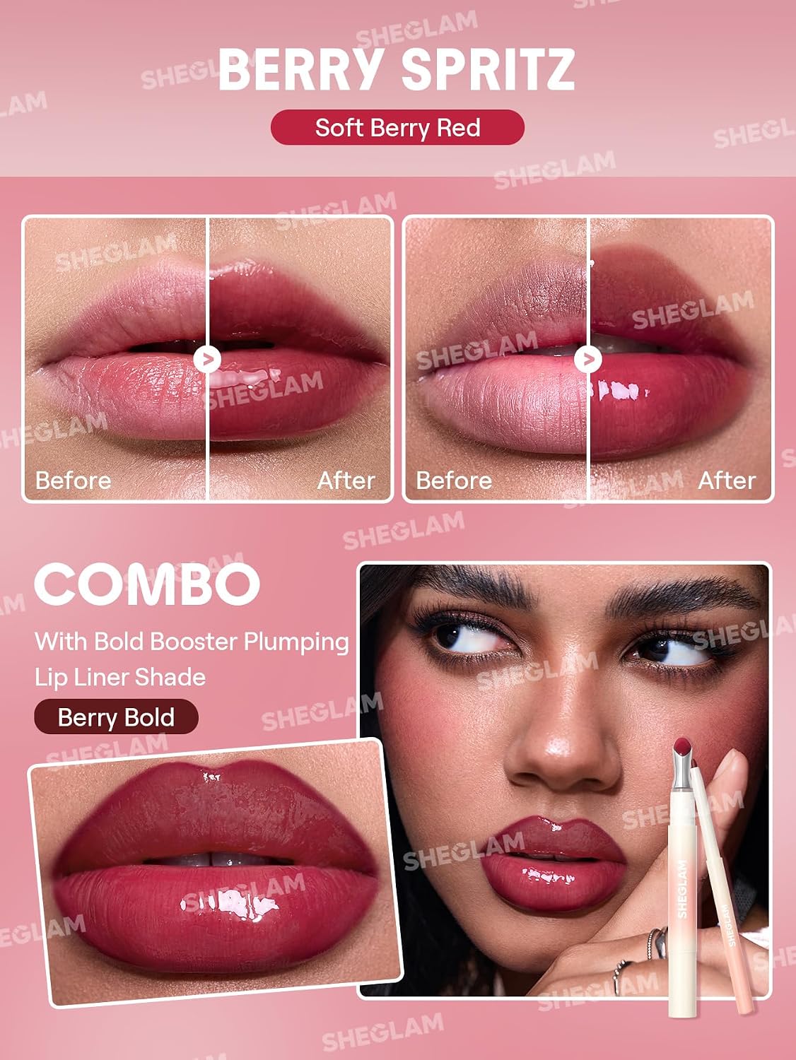 Hydrating Lip Gloss - Cruelty-Free Plumping Peptides | Berry Spritz