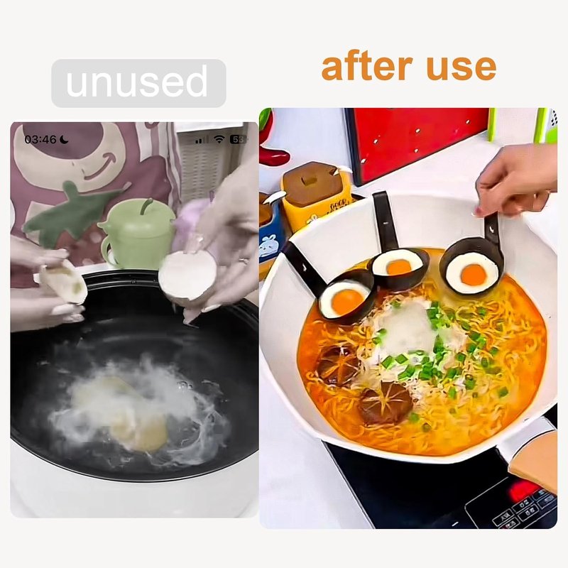 2-Piece Stainless Steel Egg Poacher Set – Nonstick Poached Egg Cups for Stovetop or Microwave, Easy-Clean, Rust- Egg Cooker for Perfect Breakfast Every Time