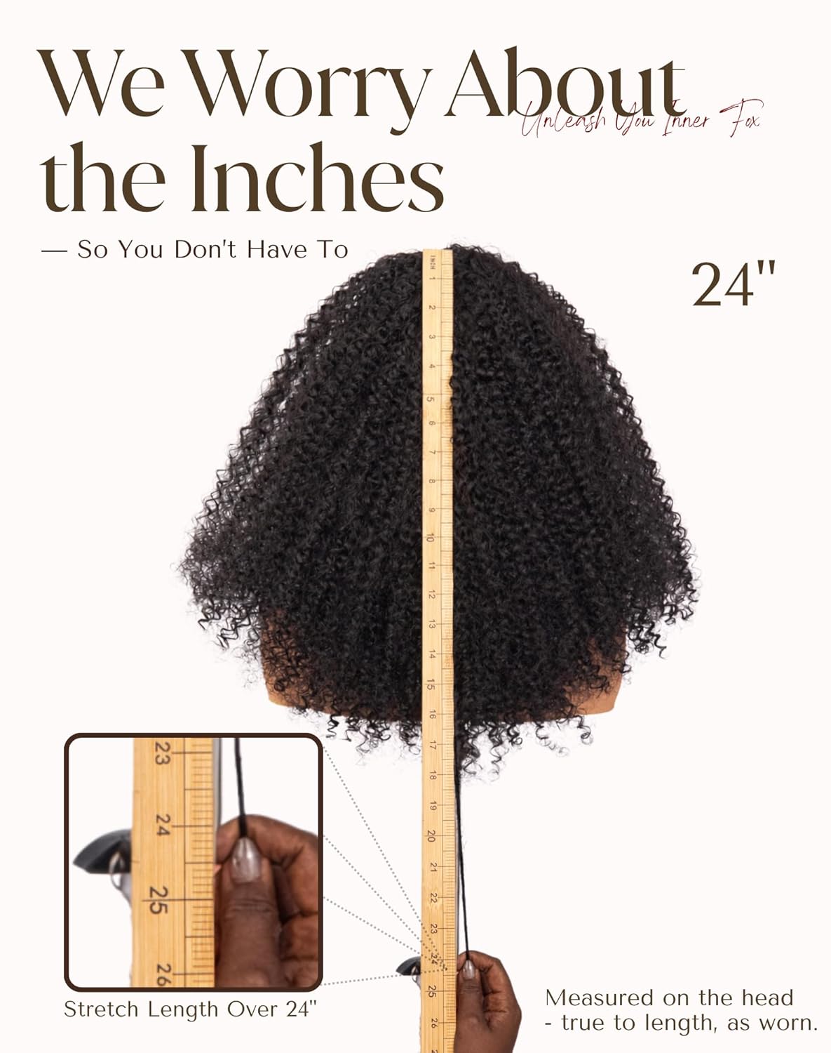 Kinky Curly Half Wig - 100% Remy Human Hair | Glueless 3-in-1 Flip Over Design, 16" Natural Color