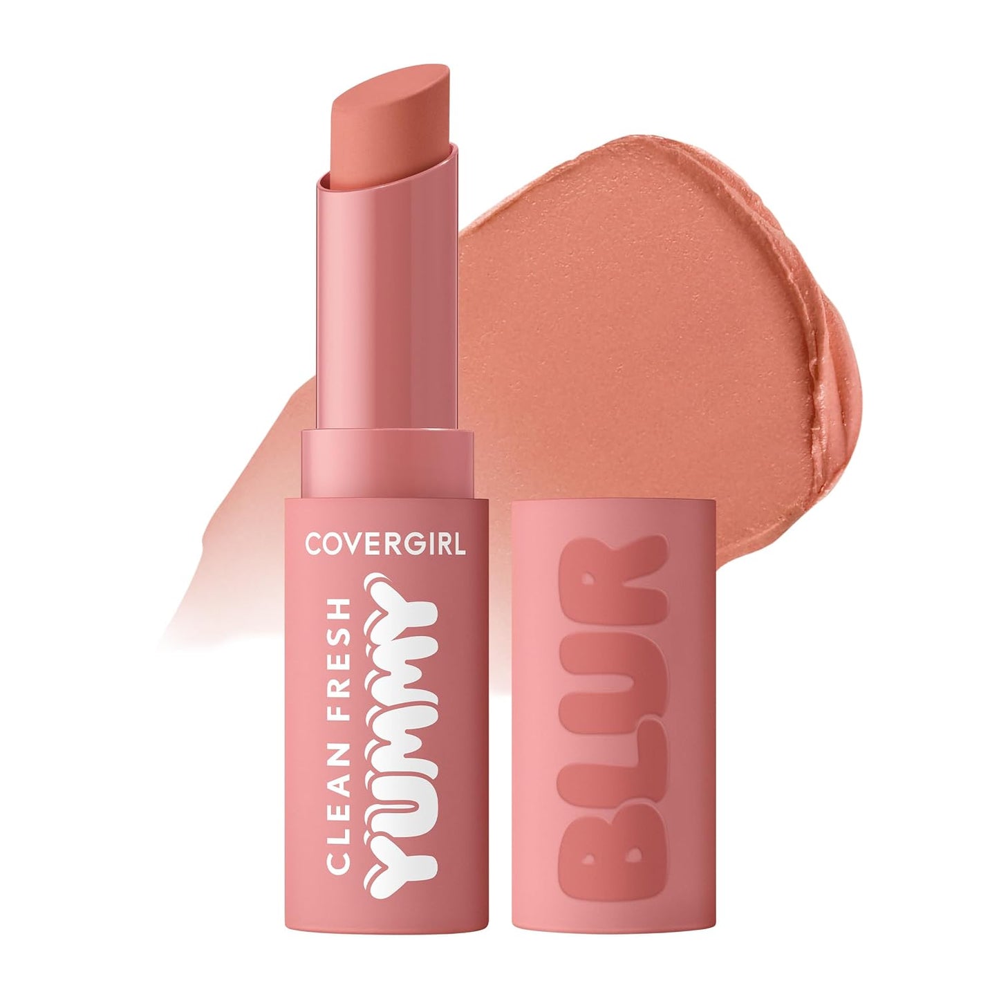 Clean Fresh Yummy Blur Lipstick - Blurring Matte Lip Color, Vegan Formula | 140 Into the Blur (Mauvy Pink)