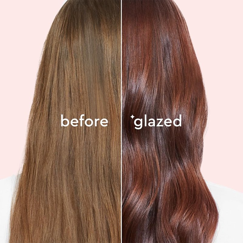 Glaze Color Conditioning Gloss - Tinted Moisturizer for Brown & Red Hair | Boosts Shine & Repairs Damage - Auburn Spice, 6.4 oz