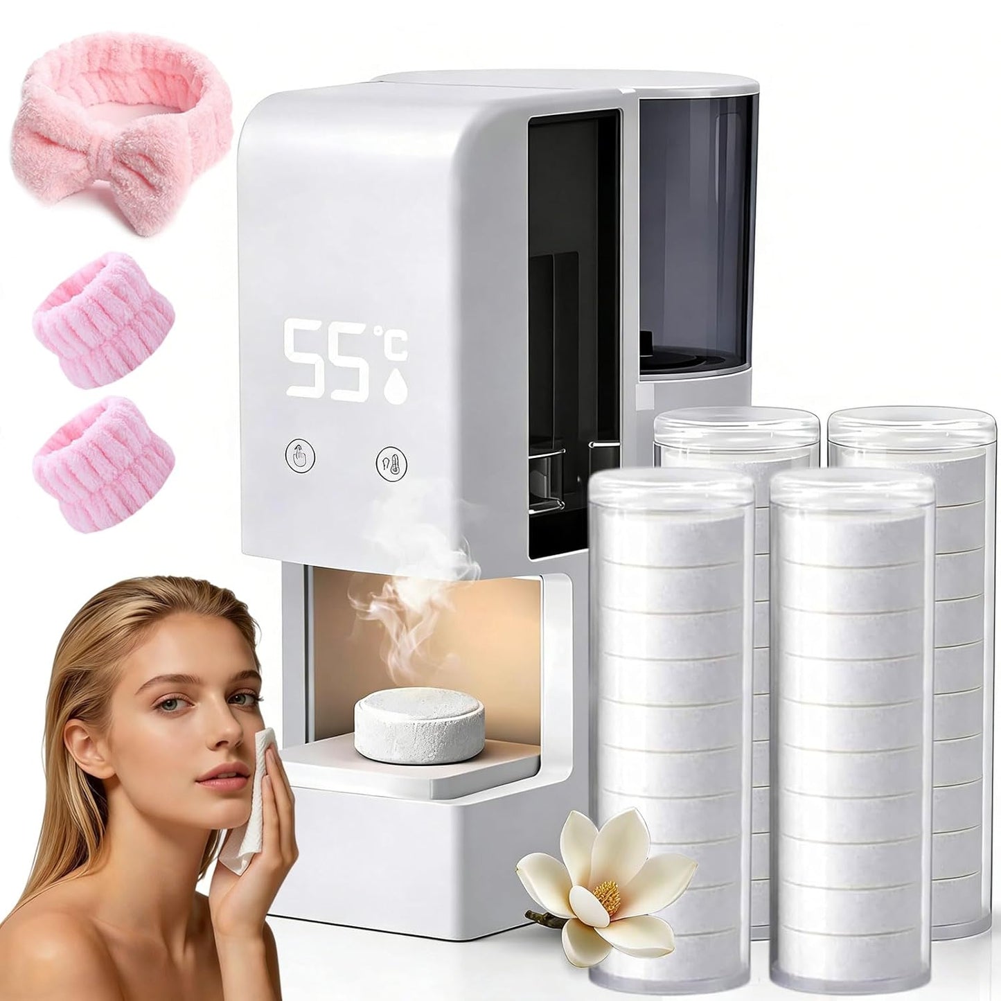 Automatic Hot Towel Dispenser - 5-Second Fast Heating, 55°C Constant Temperature | Ideal for Spa, Salon, Bathroom