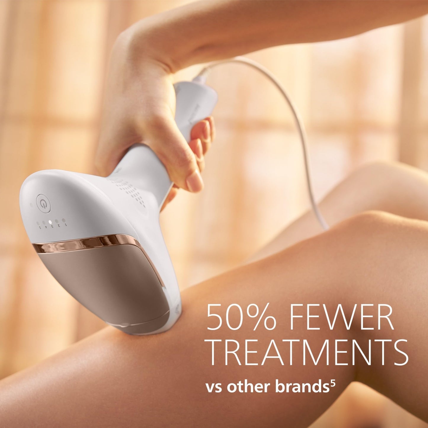 Philips Lumea 9000 Series IPL Hair Removal Device Permanent Laser Hair Reduction for Women & Men, Easy and Comfortable Use at Home, SenseIQ, 4 Attachments for Body, Face, Bikini & Underarms, BRI984/03