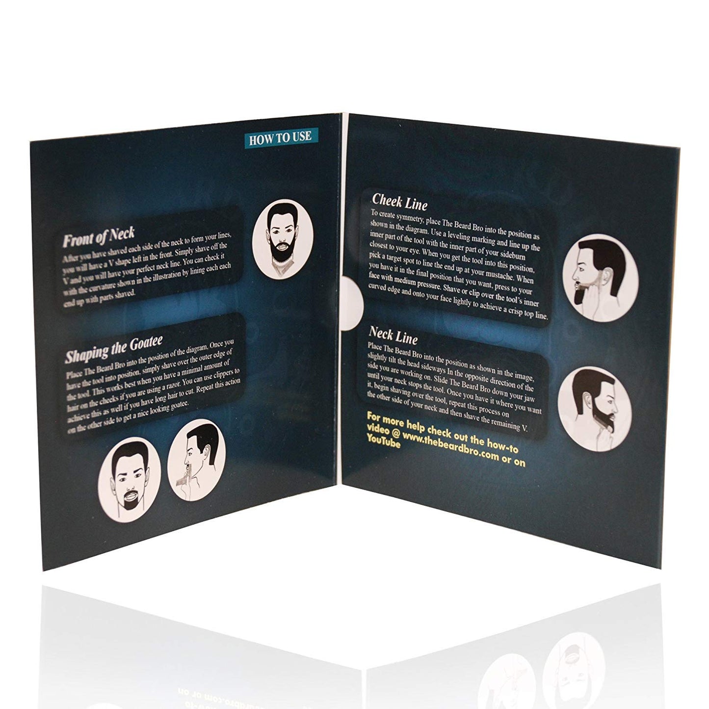 Beard Shaping Tool for Perfect Lines and Symmetry