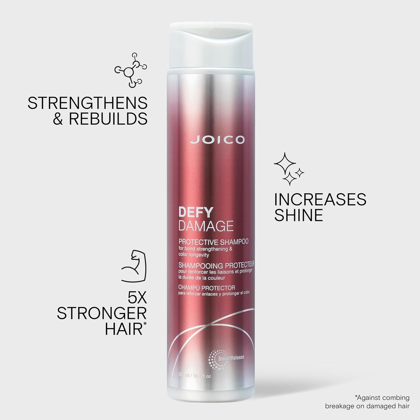 Joico Defy Damage Shampoo - Protect Color-Treated Hair | Strengthen Bonds with Moringa Oil & Arginine