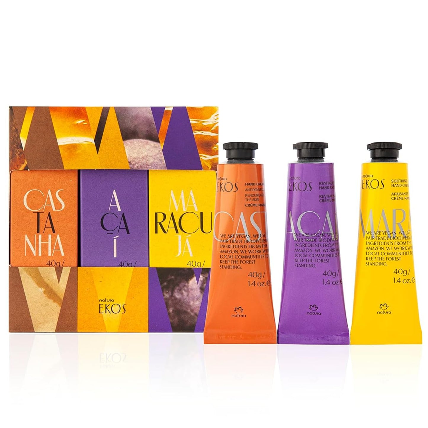 Açaí Hand Cream - Vegan Moisturizing Balm for Dry Hands - Antioxidant Hydration | Travel Size 1.41oz (40g)