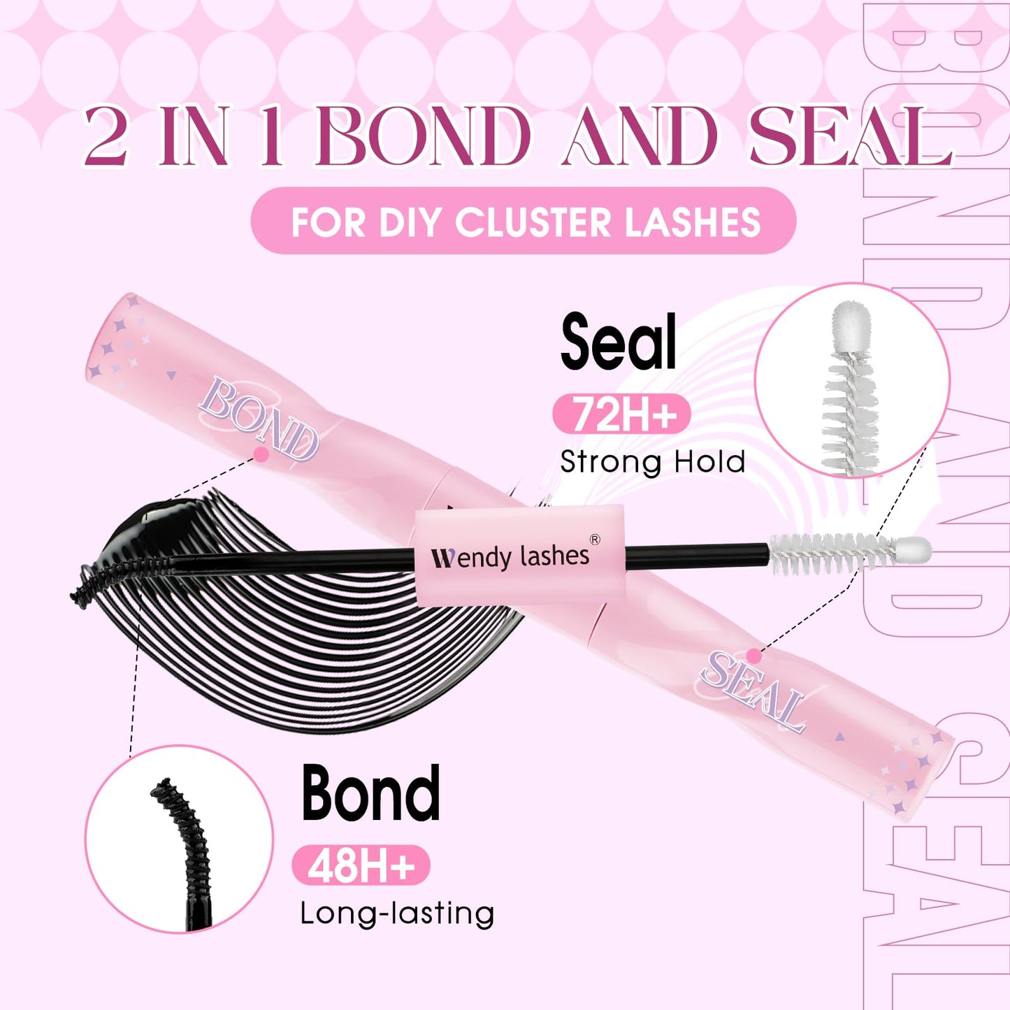 Natural Lash Clusters Kit Packs: Wendy, 1078Pcs, 40D, 60D, 60D, 80D, D Curl, 10-18mm Mixed, Soft, Cat Eye, DIY Eyelash, Individual, Fake Lashes, Bulk Pack